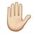 palm of hand emoji