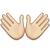 two open hands emoji