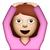 girl with hands on head emoji
