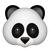 panda bear face emoji