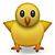 baby chick with body emoji