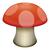 red mushroom emoji