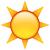 sun with rays  emoji