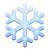 single snowflake emoji
