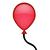 single red balloon emoji