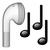 headphone with music notes emoji