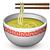 noodle soup with chopsticks emoji