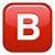 capital letter/blood type b emoji