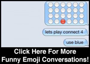 funny emoji conversations